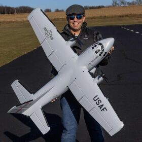E-flite EC-1500 Twin 1.5m BNF-Basic AS3X / SAFE Select / PNP Version zweimotoriger Schulterdecker