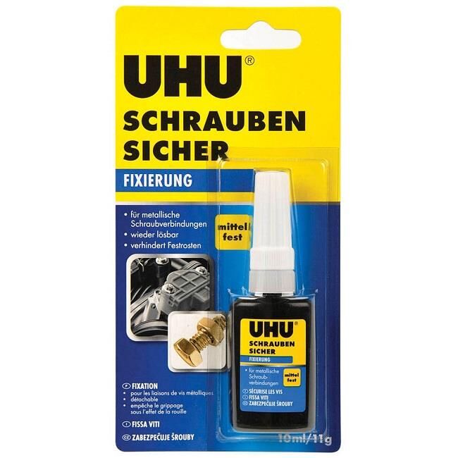 UHU Schraubensicher Spezialkleber mittelfest / 11 Gramm / 16128