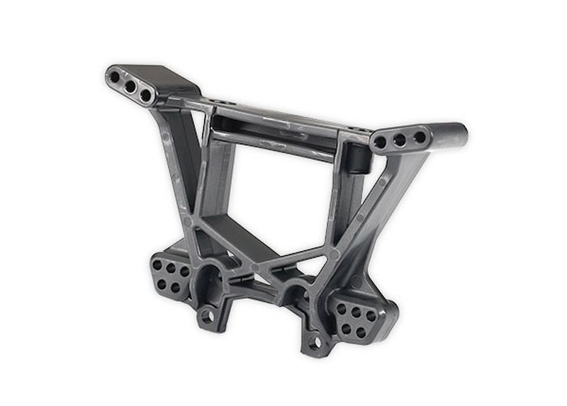 TRAXXAS 4x4 Hoss, Rustler, Slash (für TRX9080 Kit) TRAXXAS Extreme Heavy Duty Dämpferbrücke grau hinten / TRX9039-GRAY