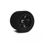 HOTRACE 1/8 Onroad Moosgummi-Reifen Härte 35 auf Felgen Carbon hinten 76mm (2) / HRE004-0142-76
