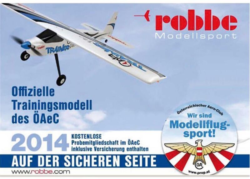 Robbe Modellsport Air Trainer 140 EPO PNP mit Flight Controller (Fluglagen-Stabilisierung) / 2581