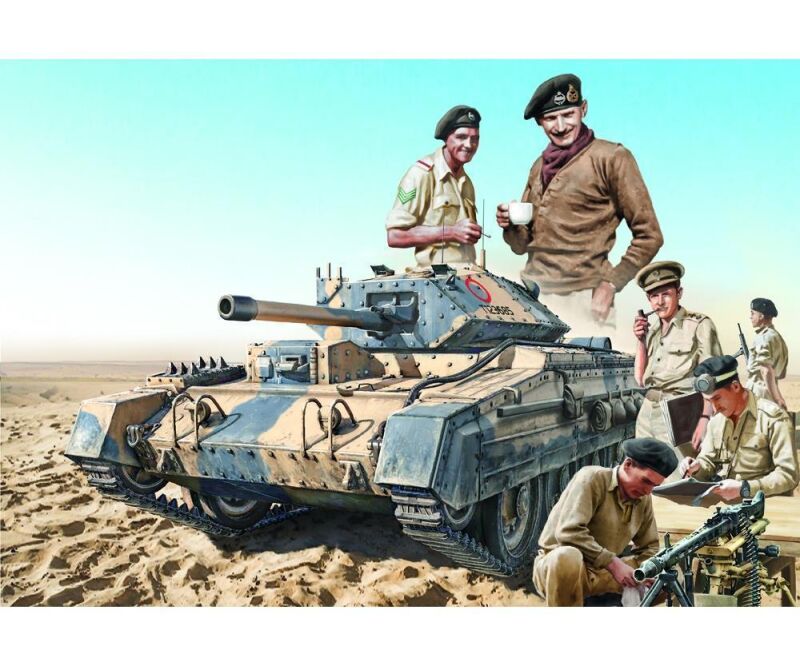 ITALERI 1:35 Brit. Crusader Mk.III m. Besatzung / 510006592