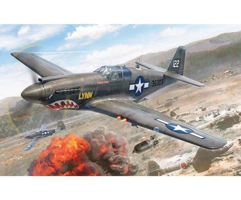 ITALERI 1:72 US P-51A Mustang / 510001423