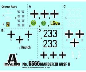 ITALERI 1:35 Dt. Sd.Kfz.138 Marder III Ausf. H / 510006566
