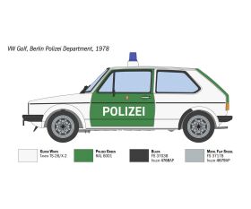 ITALERI 1:24 VW Golf “POLIZEI” / 510003666