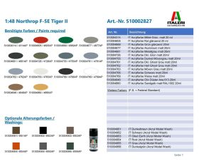 ITALERI 1:48 Northrop F-5E Tiger II / 510002827