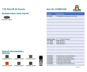 ITALERI 1:72 Fiat CR 32 Freccia / 510001438