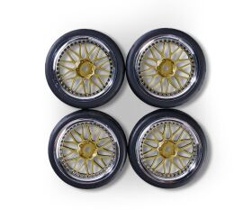 Carson 1:10 Räderset Y-Design1 (4) gold/chrom /...