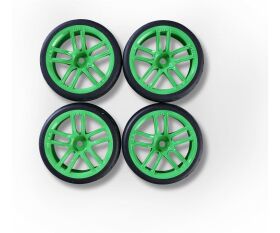Carson 1:10 Räderset 10 Speichen (4) grün /...