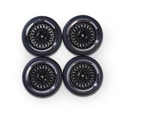 Carson 1:10 Räderset classic-Design (4) schw.ch /...