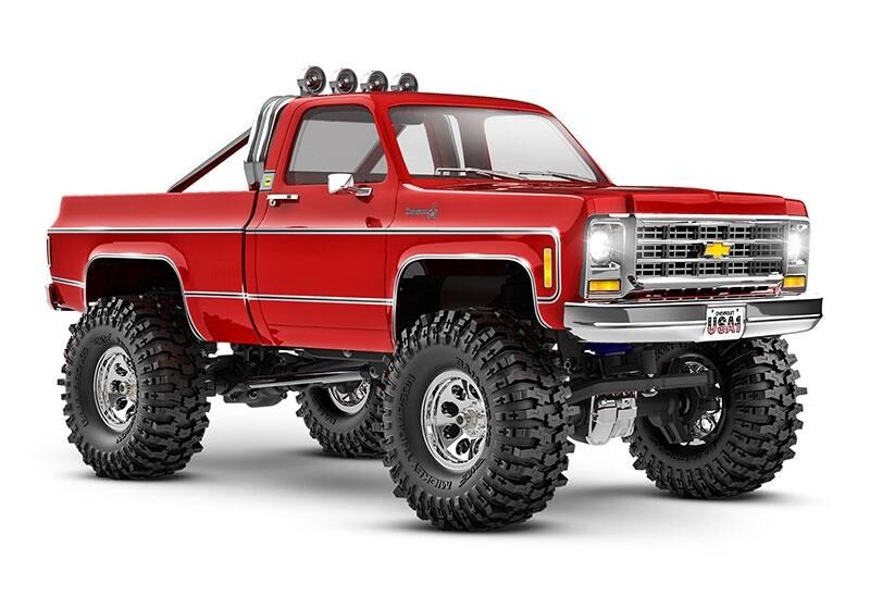 TRAXXAS TRX-4M 79 Chevy K10 4x4 lifted rot 1/18 Crawler RTR / TRX97064-1RED