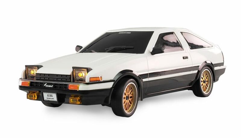 AMEWI / AE86 Sprinter Trueno Scale Drift Racing Car 1:18 RTR weiß / 21104