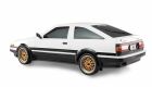 AMEWI / AE86 Sprinter Trueno Scale Drift Racing Car 1:18 RTR weiß / 21104