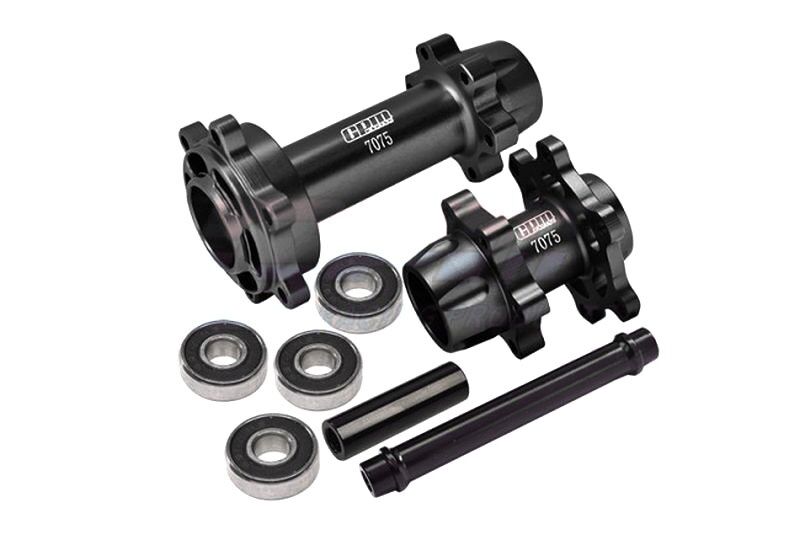 GPM 1/4 PROMOTO-MX Alu Felgen-Mitnehmer v/h schwarz (größere Lager) / GPMMX0067BK