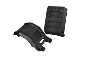 GPM 1/4 PROMOTO-MX Alu Skid-Platten-Set schwarz /...