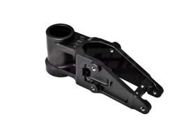 GPM 1/4 PROMOTO-MX Alu Bulkhead vorn schwarz / GPMMX024BK