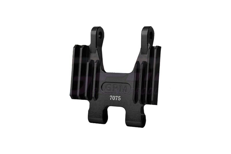 GPM 1/4 PROMOTO-MX Alu Kühlblech vorn schwarz / GPMMX088BK