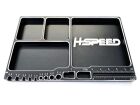 H-SPEED Kleinteileschale Aluminium schwarz / HSPZ009
