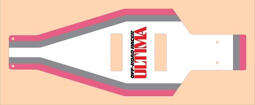 Kyosho Chassis Protector Sheet Kyosho Ultima JJ Limited Edition / K.UTW015