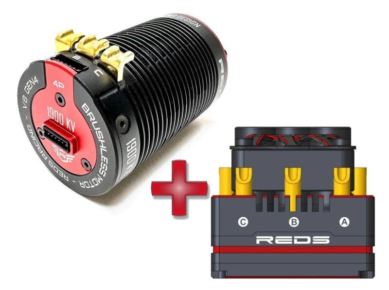 REDS COMBO REDS V8 GEN 3 V8 GEN 4 1900KV 1:8 / REDSPCO0017-1900KV