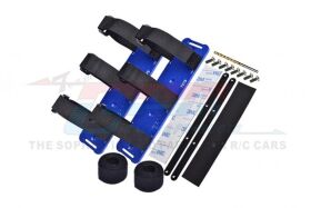 GPM TRAXXAS XRT Akkuhalter-Set 7075-T6 Aluminium blau /...