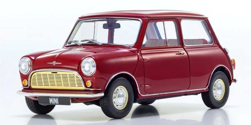 Kyosho 1:18 Morris Mini Minor Cherry Red / KS08964R