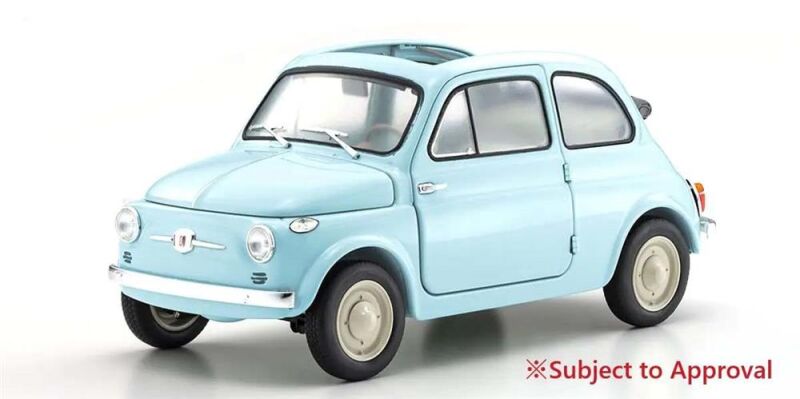 Kyosho 1:18 Fiat Nuova 500 Celeste Blue / KS08966LB