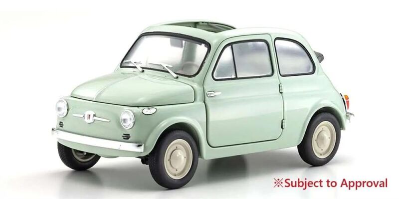 Kyosho 1:18 Fiat Nuova 500 Green Clear / KS08966LG