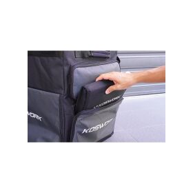Koswork 1/8 & 1/10 Pit Bag V2 (Top Open design, w/KOS32120-510BK Lid) / KOS32205V2