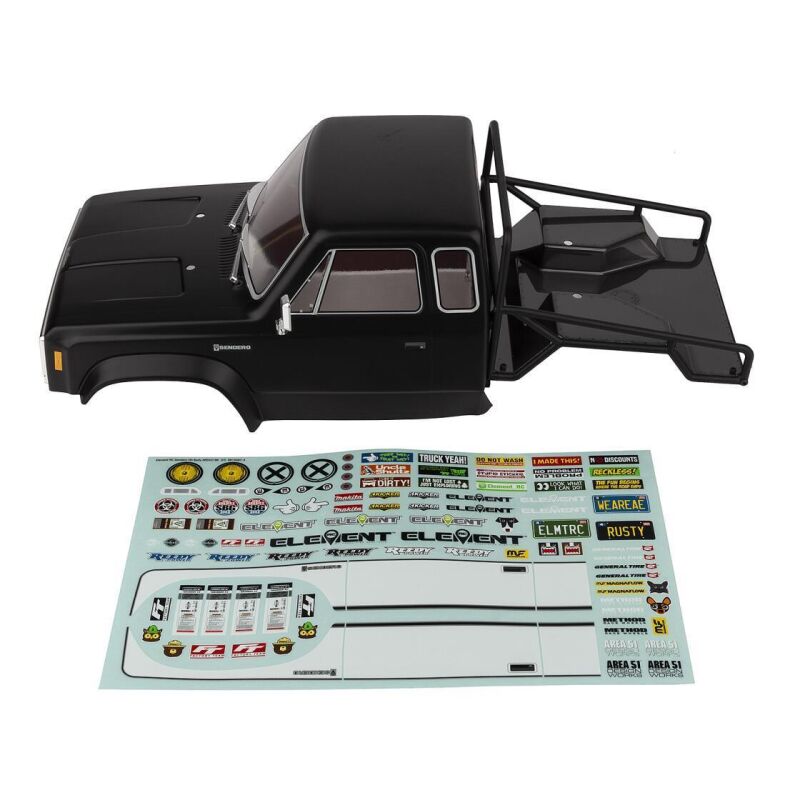 Element RC Enduro Sendero HD Body Set, black / AE42194