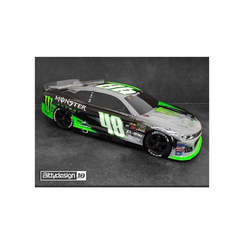 Bittydesign ZL-21N 1/7 clear Stock car body for ARRMA Infraction V2/Limitless / BDAR7-ZL21N