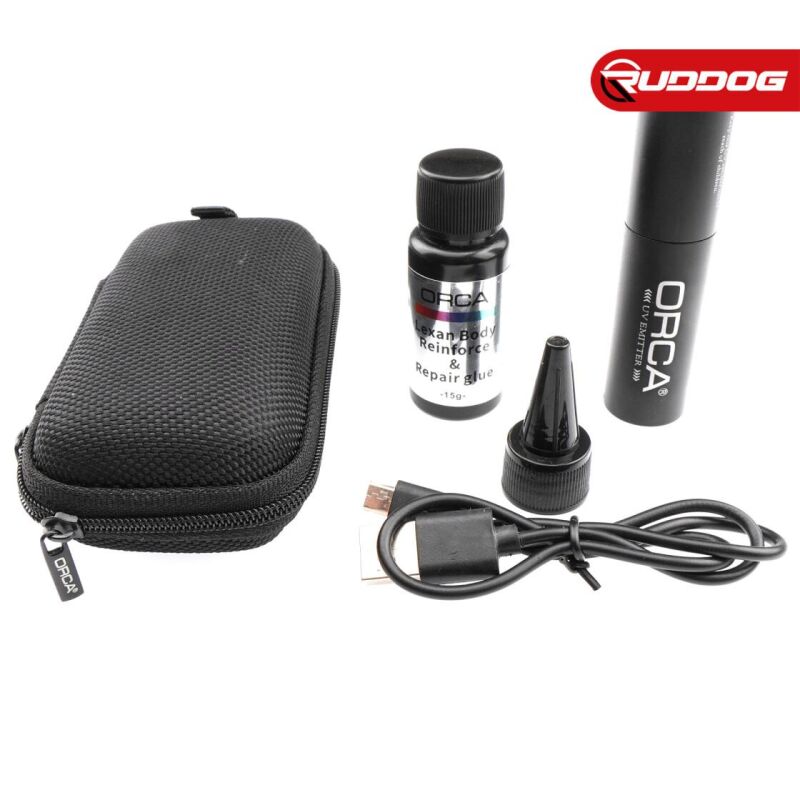 ORCA Lexan body reinforce repair glue w/UV Eitter / GU22LB15GSE