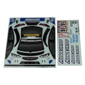 Team Associated Apex2 Sport ST550 Decal Sheet / AE31918