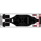 Team Associated RC10T6.4 FT Chassis Protective Sheet, printed / AE71184