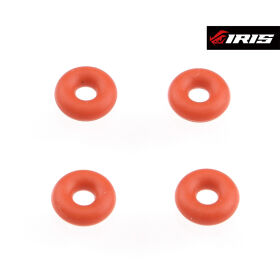Iris Shock O-Ring 1.8x1.9mm (4pcs | red) / IRIS-50036