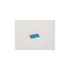 Hiro Seiko M2 Aluminum Countersunk Washer (S-Size) [T-Blue] (8pcs) / HS-48868