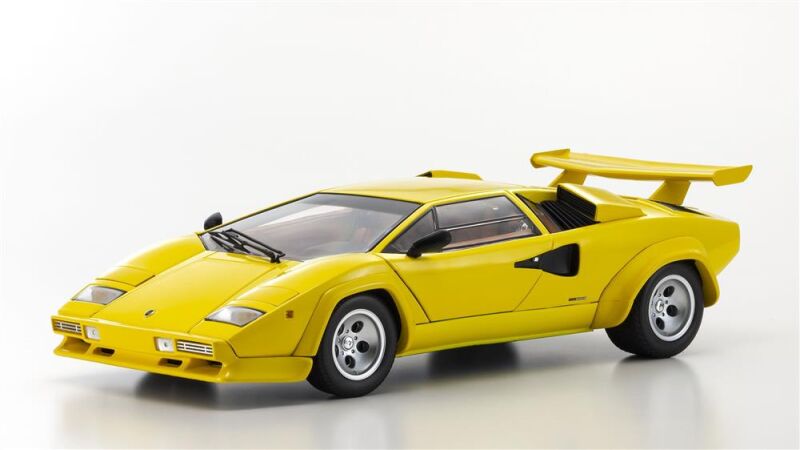 Kyosho 1:18 Lamborghini Countach LP5000 Quattrovalvove Yellow / KS08320Y