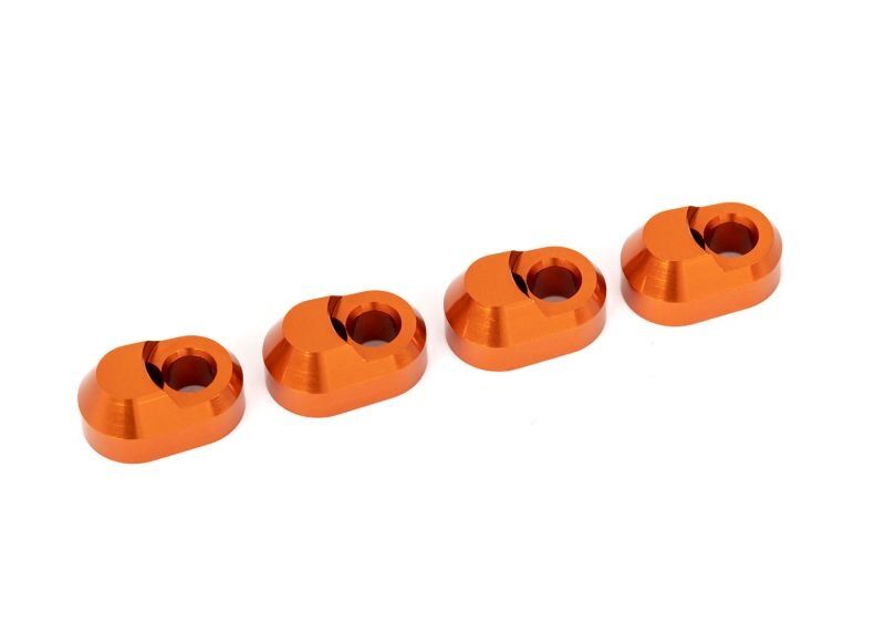 TRAXXAS X-Maxx, XRT, Maxx Querlenkerstifte-Halter (4) Alu orange / TRX7743-ORNG