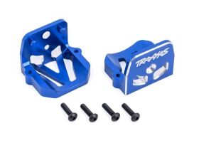 TRAXXAS X-Maxx, XRT Motorhalter v/h Alu blau / TRX7760-BLUE