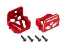 TRAXXAS X-Maxx, XRT Motorhalter v/h Alu rot / TRX7760-RED