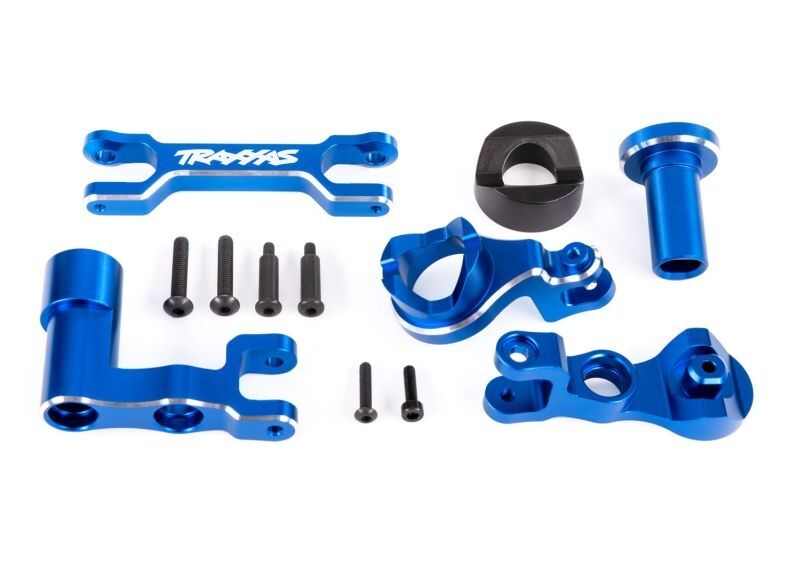 TRAXXAS XRT Servosaver-Umlenkung Alu blau / TRX7843-BLUE