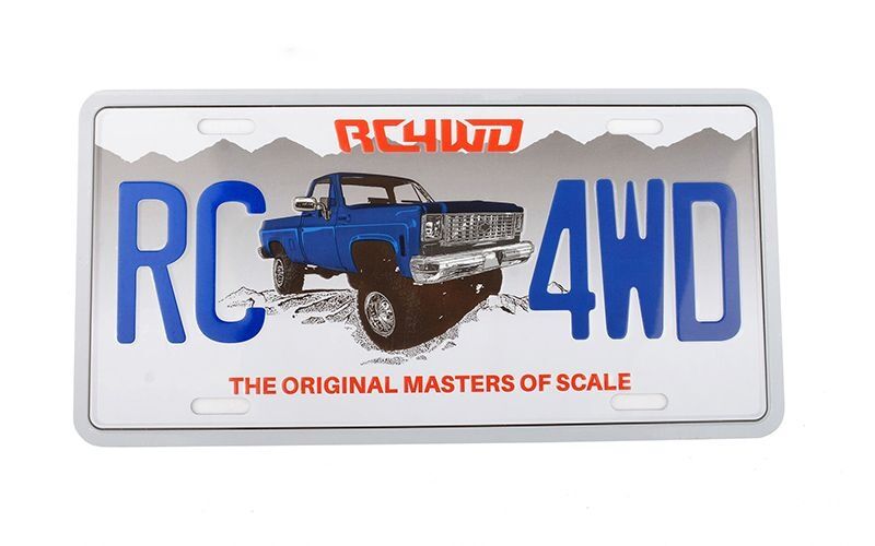 RC4WD K10 License Plate / RC4ZL0072