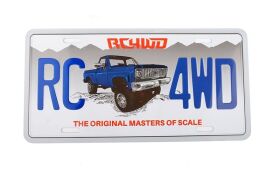 RC4WD K10 License Plate / RC4ZL0072