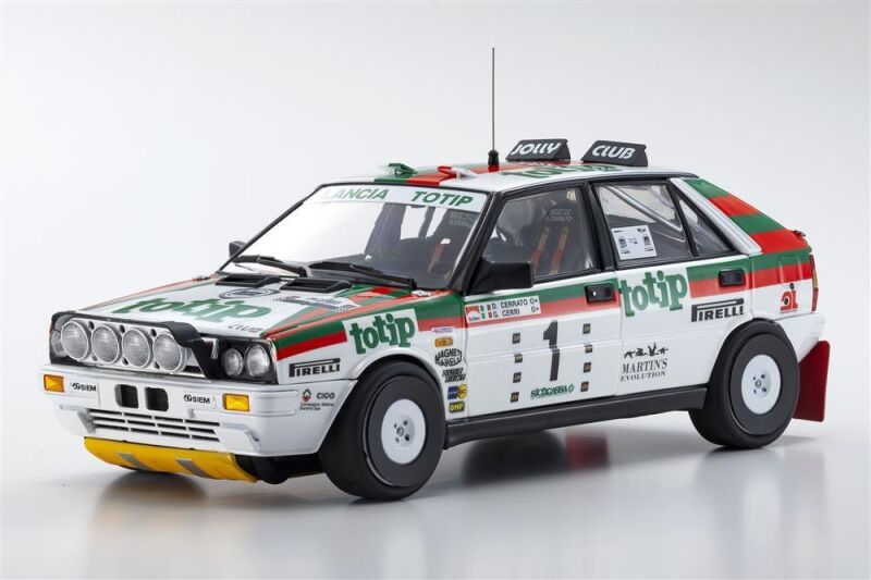 Kyosho 1:18 Lancia Delta HF 4WD Targa Florio 1987 Team Totip Nr.1 / KS08960C