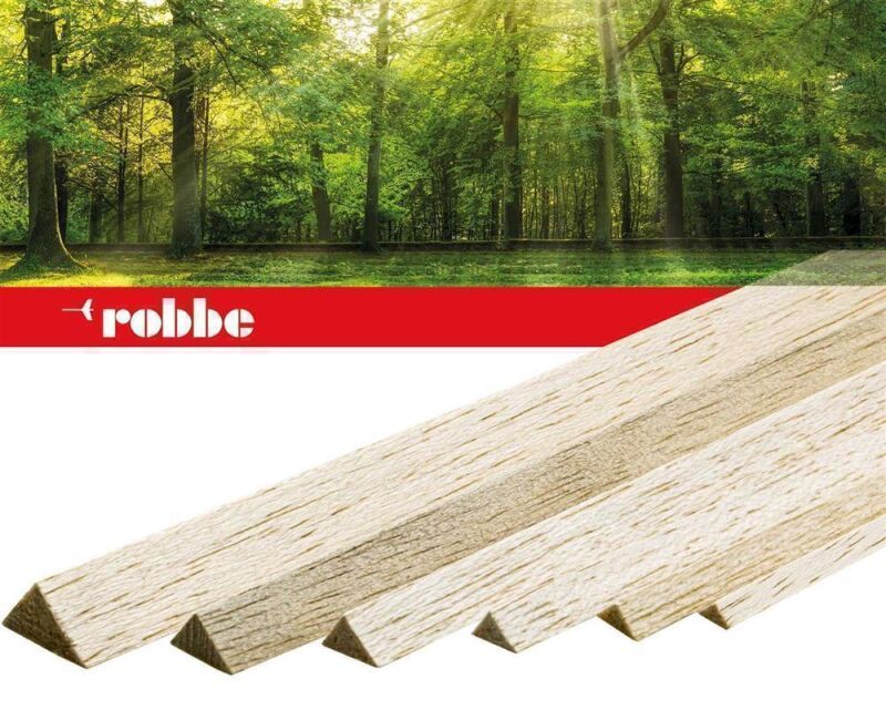 Robbe Modellsport Balsa-Dreikantleiste 1M lang in diversen Größen wählbar