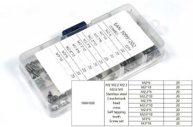 Robbe Modellsport Schraubenbox Blechschrauben Senkkopf Kreuzschlitz 200Stk. Edelstahl / 50991202