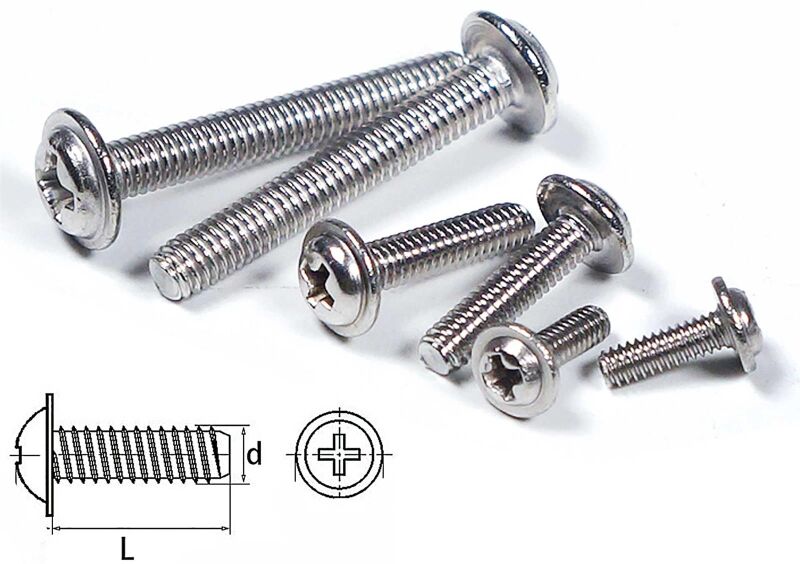 Robbe Modellsport Flachkopfschrauben Kreuzschlitz M3,0x14mm 30Stk. Edelstahl / 50991095