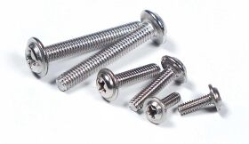 Robbe Modellsport Flachkopfschrauben Kreuzschlitz M3,0x14mm 30Stk. Edelstahl / 50991095