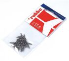 Robbe Modellsport Flachkopfschrauben Kreuzschlitz M2,0x14mm 30Stk. Edelstahl / 50991084