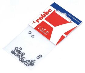 Robbe Modellsport Wellensicherungsringe 1,5mm 30Stk. Edelstahl / 50991075